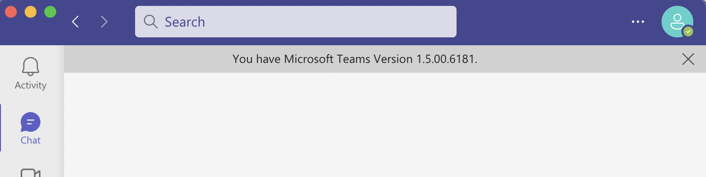 Know Microsoft Teams Version